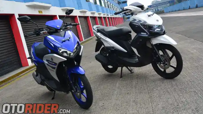 Komparasi Spek Yamaha Aerox 125lc Vs Gt 125 Pilih Sporty