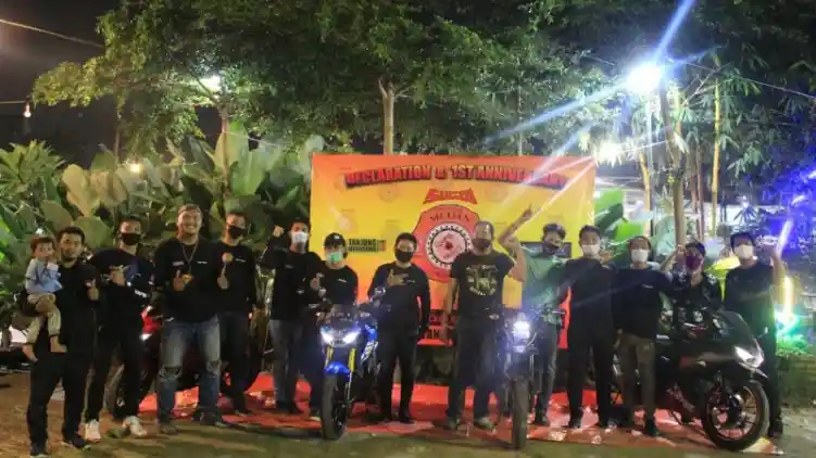 Komunitas Suzuki GSX Medan Gelar Syukuran dan Pelantikan Anggota Baru