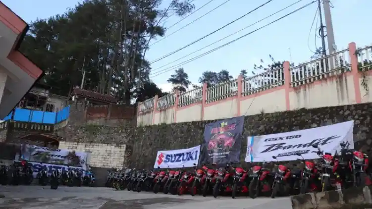 Komunitas Suzuki GSX150 Bandit Rayakan Ultah Pertama