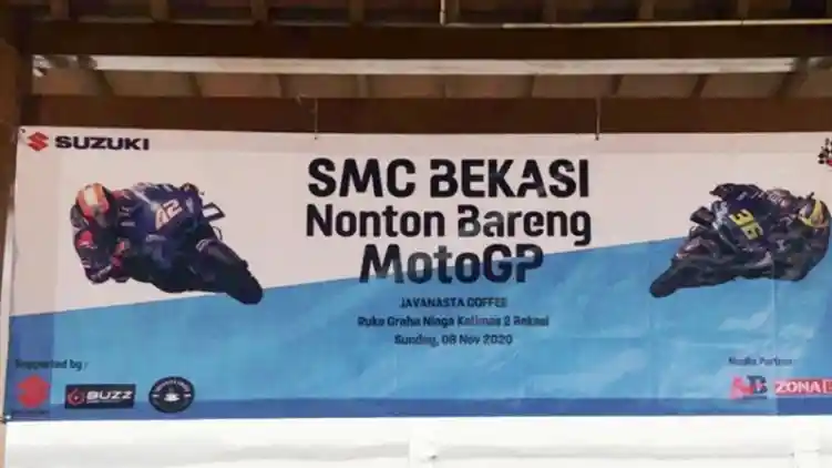 Suzuki Motorcycle Club (SMC) Bekasi Raya Gelar Nobar MotoGP