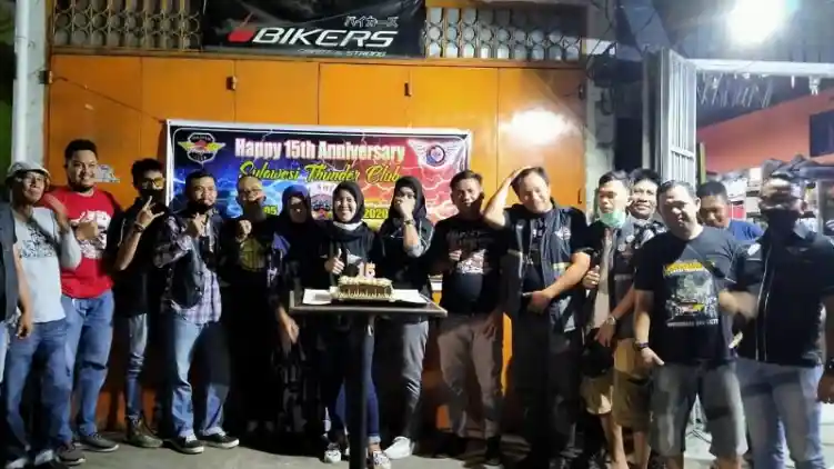 Komunitas Suzuki Thunder Sulawesi Rayakan Hari Jadi Ke-15 Tahun