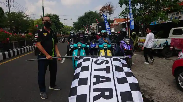 Rayakan Kemerdekaan Indonesia, Komunitas Yamaha Gelar Touring Gabungan