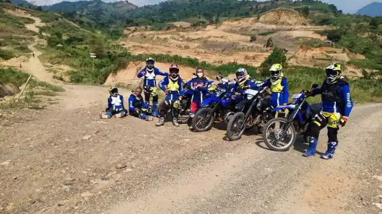 Komunitas Yamaha Lexi 125 Ikuti Belajar Off-Road ke Hambalang