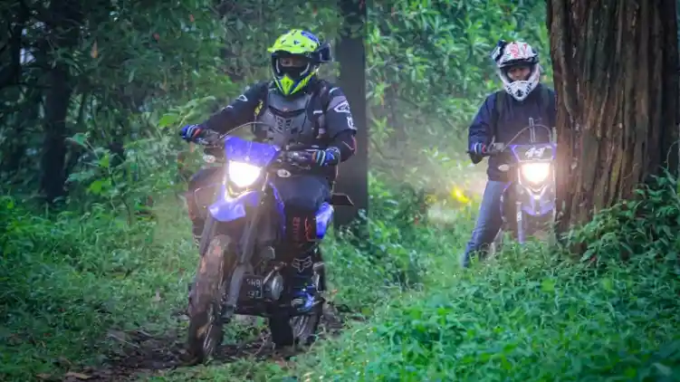 NgabubuRide, Komunitas Yamaha WR 155R Jelajahi Jalur Off-Road Bogor