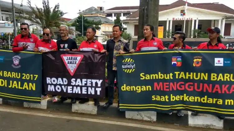 Komununitas Suzuki Thunder (KOSTER) Kampanye Keselamatan bersama Walikota Bogor