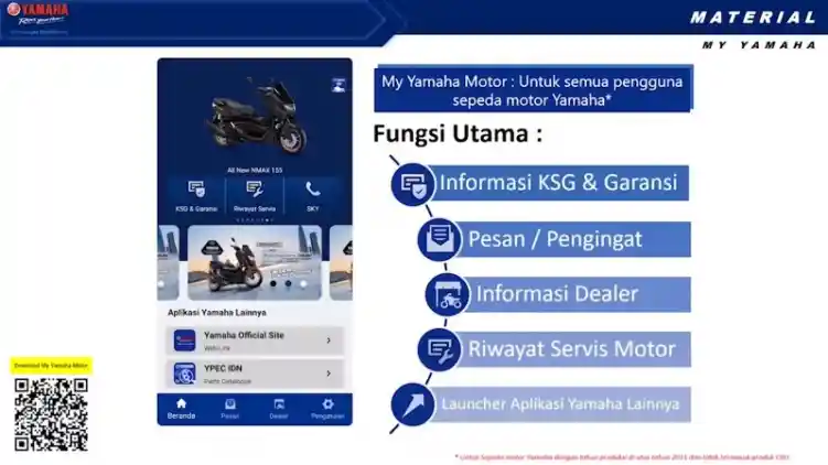 Aplikasi My Yamaha Motor Secara Resmi Diluncurkan