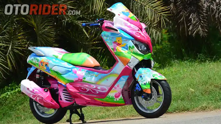 Gambar Modifikasi Motor  Airbrush  Modifikasi  Yamah Nmax  