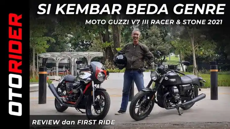 VIDEO: Moto Guzzi V7 III Racer dan Stone - Review dan First Ride - Indonesia | OtoRider