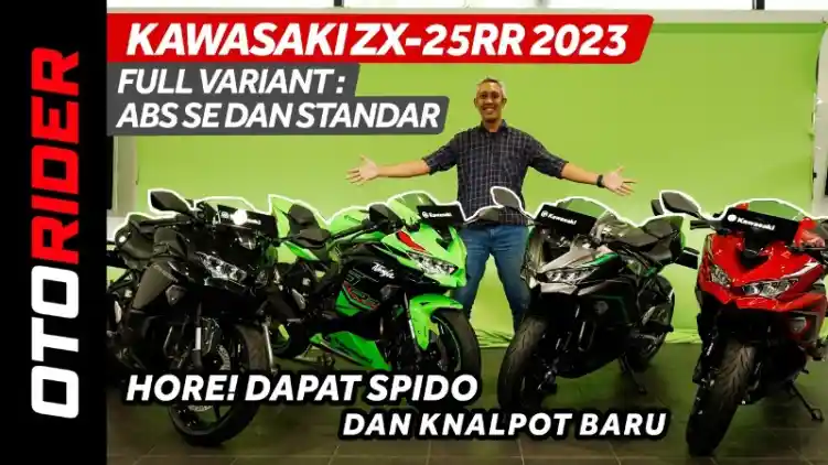 VIDEO: Kawasaki Ninja ZX-25R 2023, Spido Digital dan Knalpot Baru