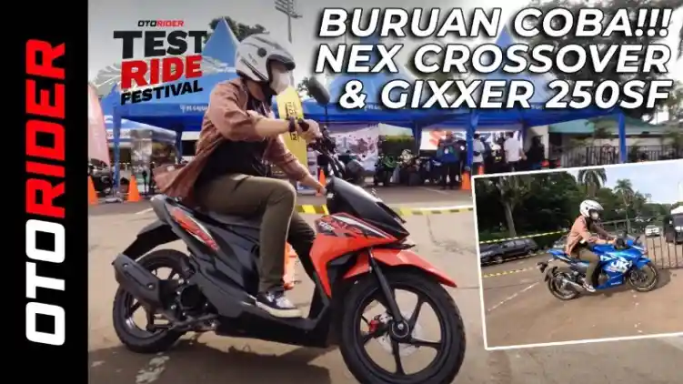 VIDEO: Suzuki NEX Crossover dan Gixxer 250SF Siap Digeber