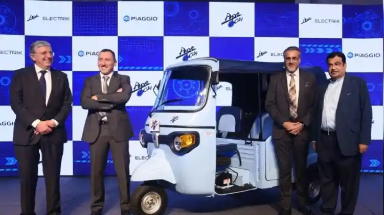 Motor Listrik Tiga Roda Piaggio Ape Meluncur di India
