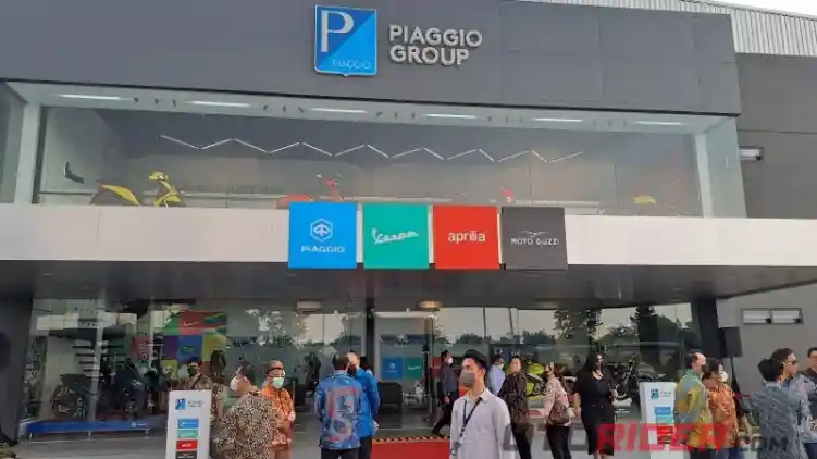 Mulai Produksi, Piaggio Group Resmikan Pabrik Pertama di Indonesia