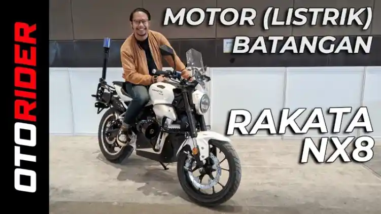 VIDEO: Rakata NX8 - Naked Bike Listrik - First Ride