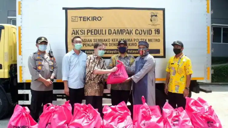 Tekiro Tools Bagikan Ribuan Paket Sembako Setiap Bulannya Selama Pandemi Covid-19