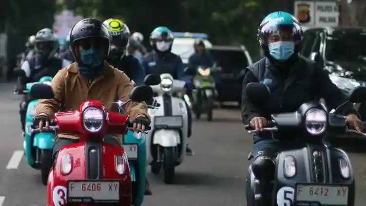 Geber Yamaha Fazzio Keliling Kota Bogor, Konsumsi BBM Capai 75 Km/Liter!