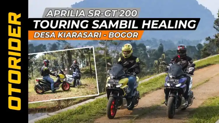 VIDEO: Aprilia SR-GT Sport 200 | Touring dan Explore Desa Kiara Sari