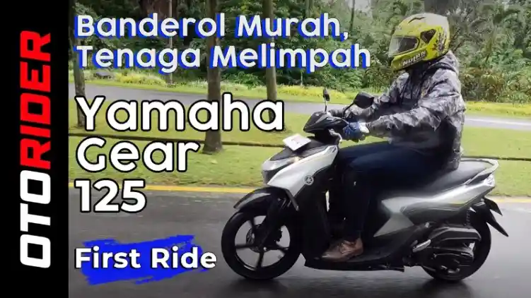 VIDEO: Yamaha Gear 125 Jelajah Jalur Pegunungan - First Ride | Indonesia | OtoRider