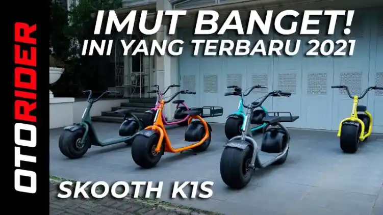 VIDEO: Datang Lagi! Skooth K1S 2021 Dapat Fitur Baru - Review dan First Ride | OtoRider