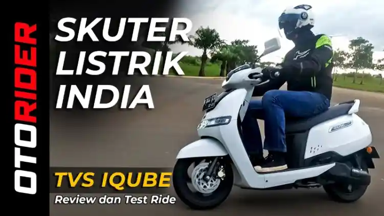 VIDEO: TVS iQube Review dan Test Ride | OtoRider