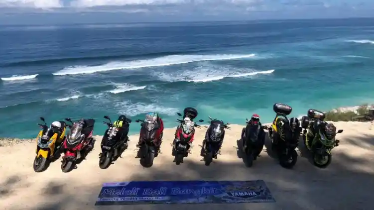 Dongkrak Perekonomian Masyarakat, Komunitas Yamaha Bantu Bangkitkan Pariwisata Bali