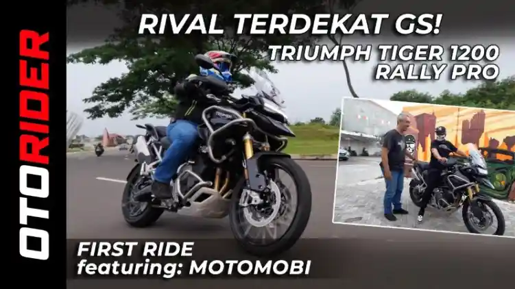 VIDEO: Triumph Tiger 1200 Rally Pro 2022 | OtoRider feat Motomobi
