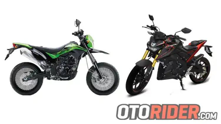 Komparasi Yamaha Xabre  vs Kawasaki D Tracker Spesial 