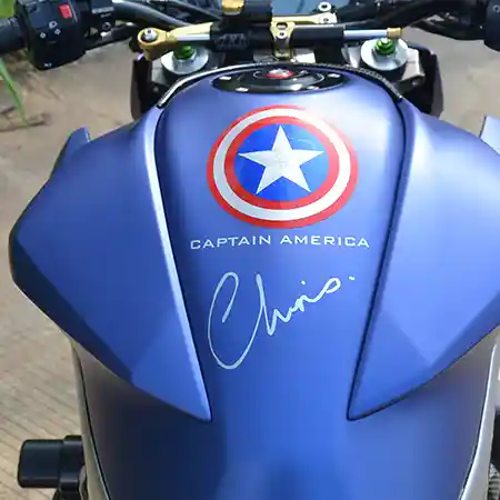 Modifikasi Kawasaki Z800 2015, Captain America Berkaki Mewah