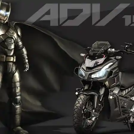 Honda ADV150 Modifikasi Batman