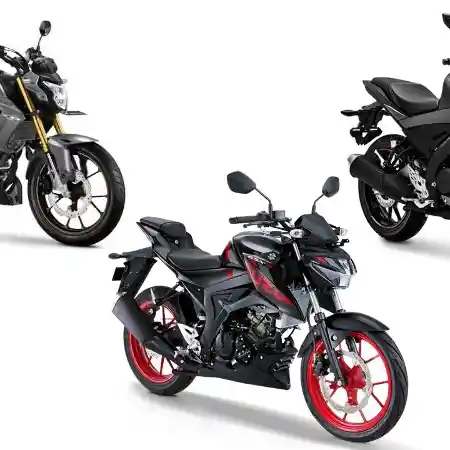 Honda CB150R Streetfire, Yamaha Vixion R, dan Suzuki GSX-S150