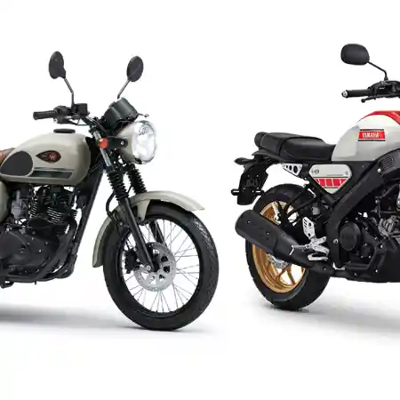 Kawasaki W175 dan Yamaha XSR 155