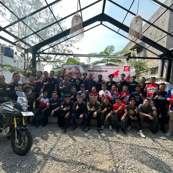 Komunitas Honda CB150X Adakan Halal Bihalal