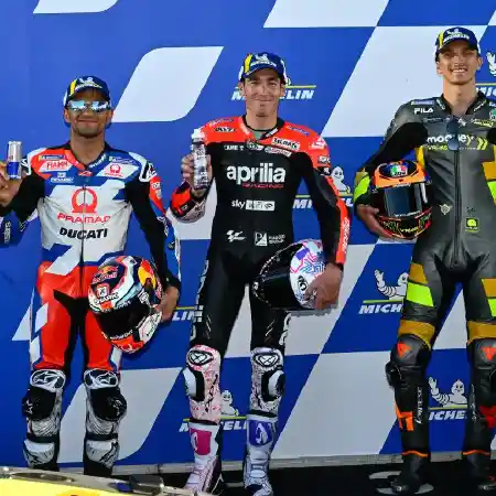 Kualifikasi MotoGP Argentina (Aleix Espargaro, Jorge Martin, Luca Marini)