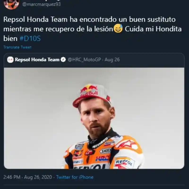 Messi Repsol Honda