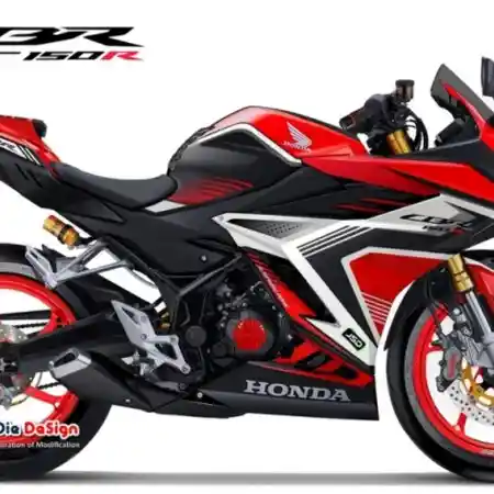 Modifikasi Honda CBR150R 2021 Berkonsep Sport Racing, Pakai Knalpot