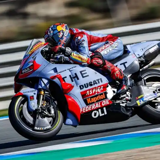 Pembalap Federal oil Gresini Racing MotoGP Spanyol
