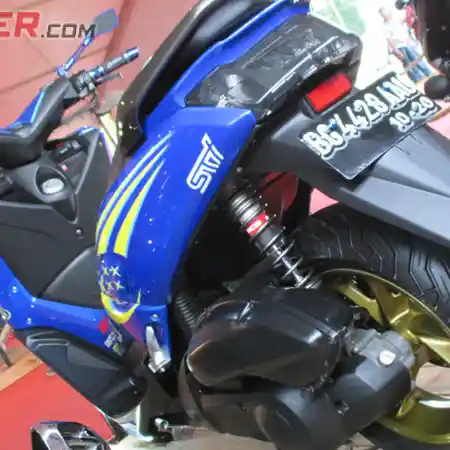  Modifikasi  Yamaha NMax  2015 Sporty Rally Look