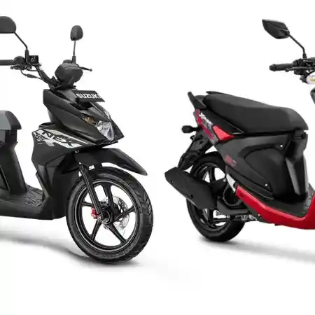Suzuki Nex Crossover dan Yamaha X-Ride
