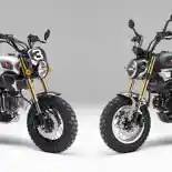 Honda Grom 50 Scrambler Concepts, Sepasang Mini BIke Klasik Honda