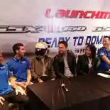 Andrea Iannone dan Alex Rins Luncurkan Suzuki GSX-150 Series di Indonesia