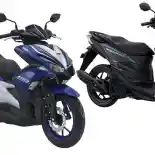 Komparasi Yamaha Aerox155 VVA vs Honda Vario 150 eSP, Yuk Kupas Impresi dan Dimensinya