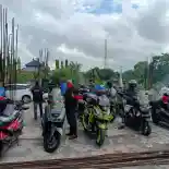 Beragam Komunitas Motor di Bangka Lakukan Bakti Sosial