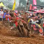 Kejurnas Motocross Wonosobo Digelar di Trek Berlumpur, Race 2 Batal!