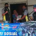 Komunitas Motor Yamaha Sumatera Utara Bagikan Ratusan Paket Sembako