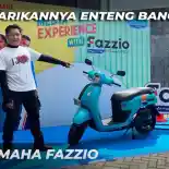 VIDEO: Cobain Blue Core Hybrid Yamaha Fazzio - First Ride | OtoRider Indonesia