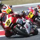 Dimas Ekky Berhasil Juara Ketiga Di CEV Moto2 Albacete Spanyol