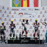 Dimas Ekky Cetak Sejarah Kibarkan Merah Putih Pertama Kali di Ajang CEV Moto2