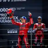 Pembalap Ducati Lenovo Mendominasi Podium GP Aragon