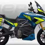 Motor Listrik Adventure-Turing Energica Experia Menjadi Tunggangan Polisi