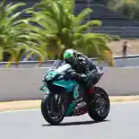 Pertama Kali Podium, Franco Morbidelli Peluk Valentino Rossi 