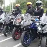 Unik Nih, Komunitas Motor Sport Fairing Tapi Isinya Cewek Semua